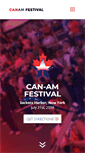 Mobile Screenshot of canamfestival.com