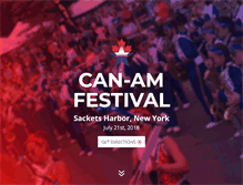 Tablet Screenshot of canamfestival.com